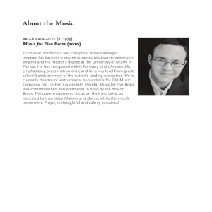 About the Music - Colburn School