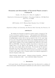 Formation and Detectability of Terrestrial Planets around