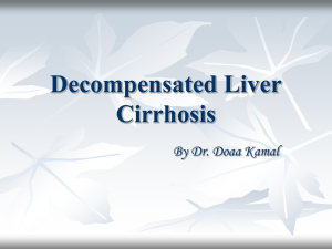 Decompensated Liver Cirrhosis