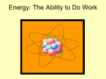Potential energy - BCHSRegentsChemistry