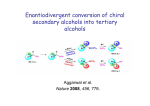 Enantiodivergent conversion of chiral secondary alcohols into