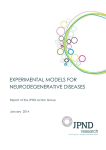 experimental models for neurodegenerative diseases
