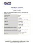 GACE Biology Assessment Test at a Glance (TAAG)