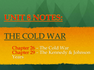 Section 4: The Continuing Cold War