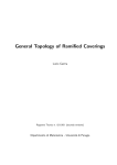 General Topology of Ramified Coverings
