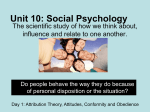 Social Psychology Day 1
