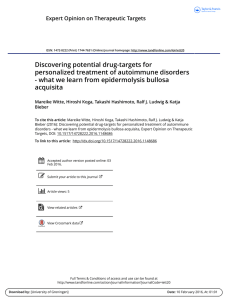 Discovering potential drug-targets for personalized treatment of