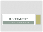 Biochemistry - mrmitchellbiowiki