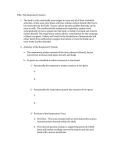 Intro to Respiration