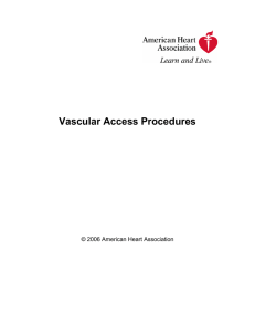 PALS Vascular Access