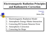 Electromagnetic Radiation Principles and Radiometric