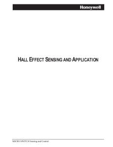 Hall Effect Sensing and Application