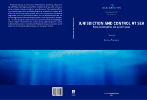 jurisdiction and control at sea
