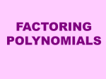 P.5+Revised Factoring