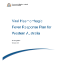 Viral haemorrhagic fever response plan for Western Australia (PDF