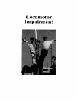 Locomotor Impairment - Rehabilitation Council of India