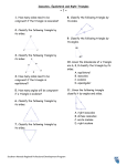 Isosceles, Equilateral and Right Triangles 1. How many