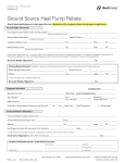 Ground Source Heat Pump Rebate