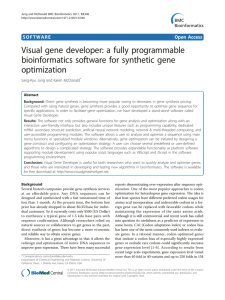 Visual gene developer: a fully programmable bioinformatics