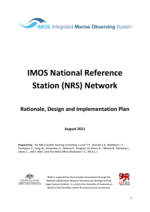 IMOS National Reference Station (NRS) Network