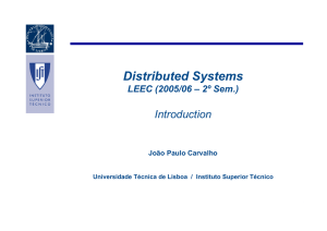 Software Concepts in Distributed Systems