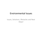 Environment issues