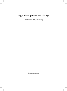 High blood pressure at old age