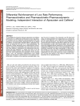 Differential Reinforcement of Low Rate Performance