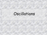 Oscillations and Waves notes 2016-2017