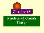 The Neoclassical Growth Model