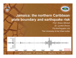 Jamaica: the northern Caribbean plate boundary and earthquake risk