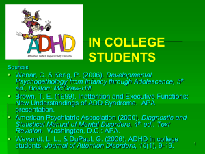 Ways to recognize Attention Deficit Hyperactivity Disorder (ADHD)