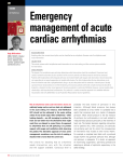 Emergency management of acute cardiac arrhythmias