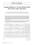 ECG of thE Month Irregular Rhythm in a 25-Year