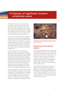 4 Impacts of significant invasive vertebrate pests