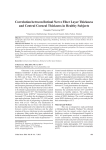 Correlation between retinal nerve fiber layer thickness