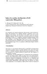 Index for cardiac dysfunction of left- ventricular filling