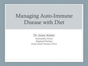 Dietary Management of Auto
