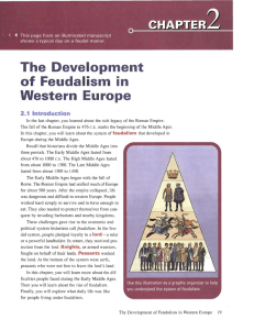 The Development of Feudalism in Western Europe