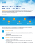 product cheat-sheet: sap predictive analytics