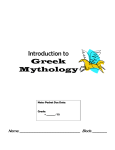 Key Elements of Mythology What I Know What I have Learned: "God