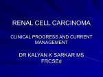 Renal Cell Carcinoma - Urologist Kalyan Sarkar in Kolkata India