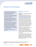 Policies and Procedures - Carefirst, Providers and Physicians