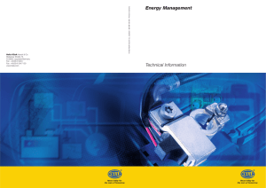 Energy Management Technical Information
