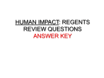 answer key - human impact review