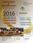Conference Program, 2016 - Ontario Long Term Care Clinicians