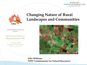Part 1-The Rural Context (JWilliams)
