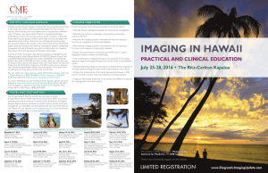 imaging in hawaii - Diagnostic Imaging Update
