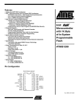 8-bit Microcontroller with 1K Byte of In