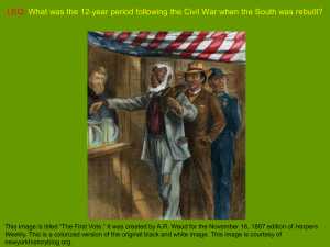 What was the 12-year period following the Civil War